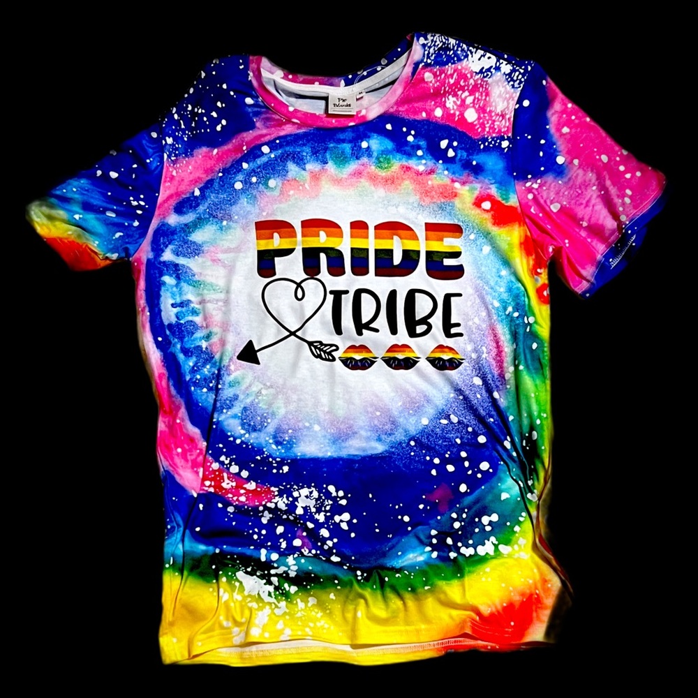 Unisex Pride Shirts we made for June to show our support of the LGBTQ community!